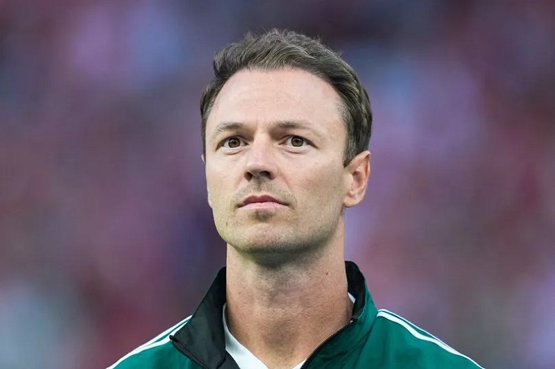 Jonny Evans played for Northern Ireland against Slovenia